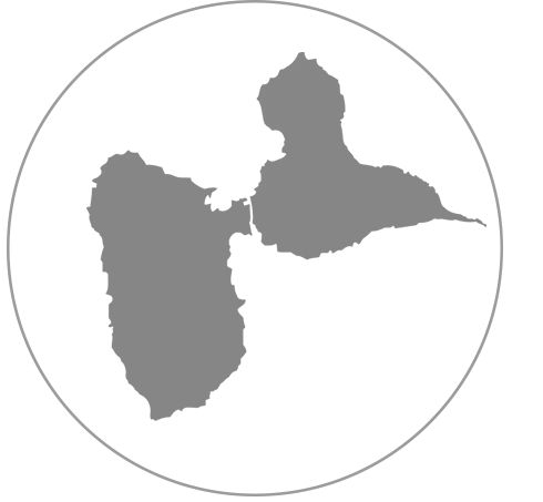 Carte de la Guadeloupe