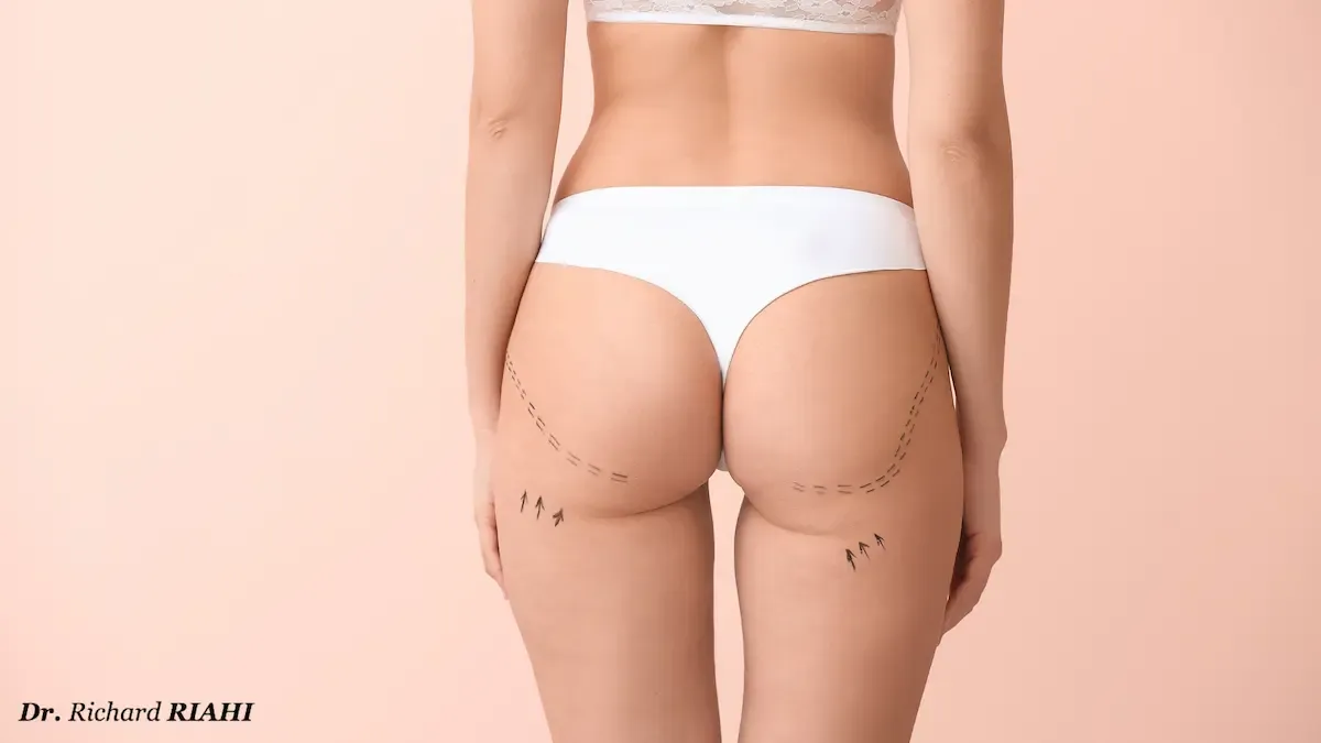 Augmentation de fesses par graisse ou lipofilling fessier ou Brazilian Butt Lift
